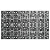 Deco Architecture Pattern, Black and White Stof (Yard (91,4 cm))