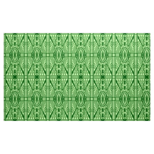 Deco Architecture Pattern, Light Jade Green Stof (Yard (91,4 cm))
