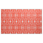 Deco Architecture Pattern, Mandarijns Oranje Stof (Yard (91,4 cm))