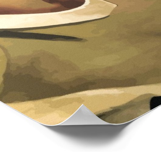 Deco art Drive My Car schilderij Poster (Hoek)