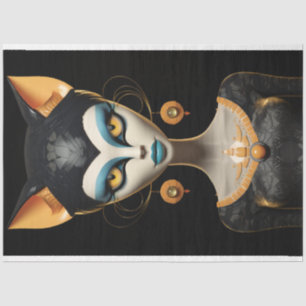 Deco Art Feline Oranje Eyes Decoupage Tissuepapier