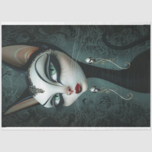 Deco Art Glamourous Cat Decoupage Tissuepapier