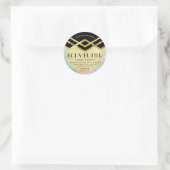 Deco Art Zwart Gouden Pastel Body Butter Labels (Tas)