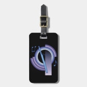 Deco Bassoon Bagagelabel (Voorkant verticaal)