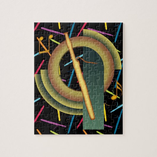 Deco Bassoon Legpuzzel (Verticaal)