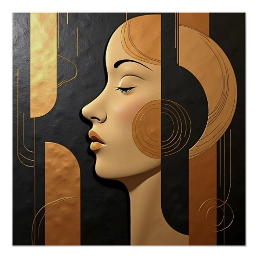 Deco Beauty Vrouwelijk Perfect Poster (Voorkant)