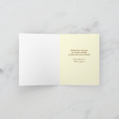 Deco Besneeuwde Scene Maan Berk Boom Wenskaart Feestdagen Kaart (Binnen)