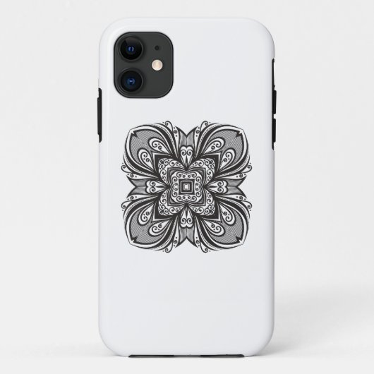 Deco Black Square geïnspireerd Case-Mate iPhone Case (Achterkant)