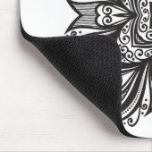 Deco Black Square geïnspireerd Muismat (Hoek)