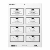  deco Black Whet Lijst #2 H Water Label (Full Sheet)