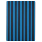 Deco Blauwe Verticale Strepen Klembord (Achterkant)