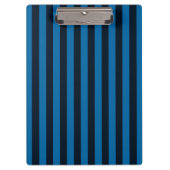 Deco Blauwe Verticale Strepen Klembord (Voorkant)