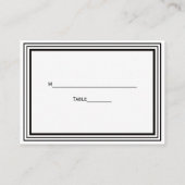 deco Blk Lijst #1 Escort Kaart #2 Plaatskaartje (Achterkant)