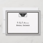  deco Blk Wit Lijst #2H Vrijgezellenfeest Kaart (Voorkant)