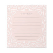 Deco Blush | Geld Notitieblok (Voorkant)