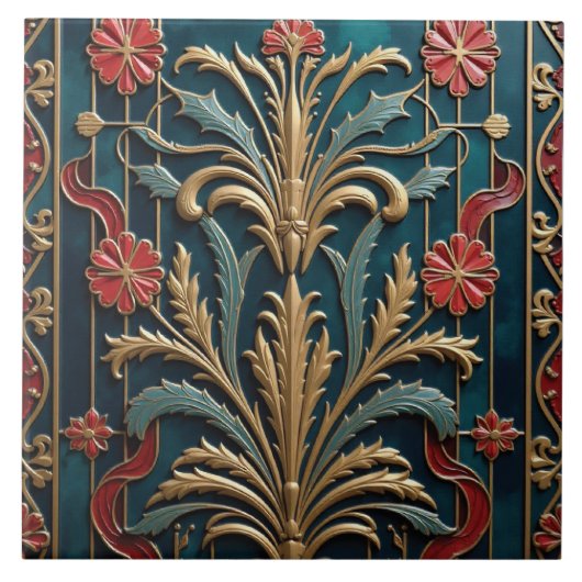 Deco Boeket Modern Tegeltje (Voorkant)