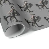 Deco Borzoi Kerstverpakkings Papier Zilver (Rol Hoek)