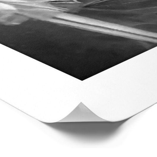 deco bride zwarte witte hoofdsluis poster (Hoek)