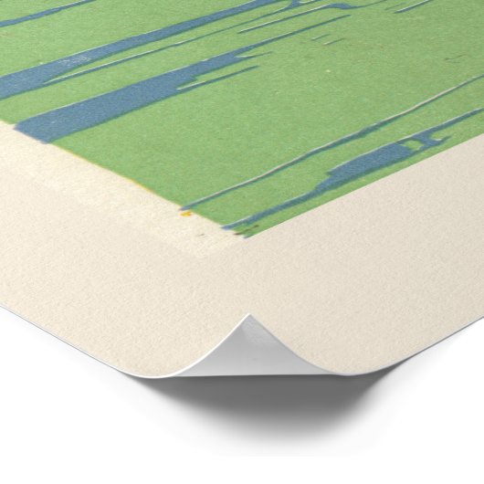 Deco briefpress schip poster (Hoek)