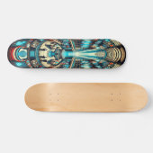 "Deco Broadcast Hub Deck" Persoonlijk Skateboard (Horizontaal)