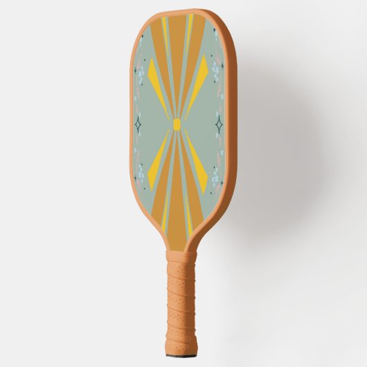 Deco Burst + Patina Bloemen Pickleball Paddle (Links)