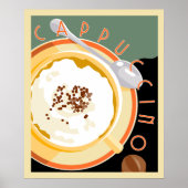 Deco Cappuccino Poster (Voorkant)