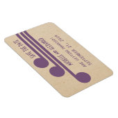 Deco Chic Save the Date Magnet, Paars Magneet (Rechterzijde)
