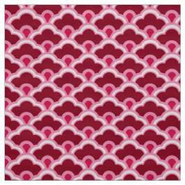 Deco Chinese Scallops, Bourgogne Wine en Roze Stof