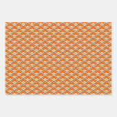 Deco Chinese Scallops, Perzik, Turkoois, Sinaasapp Inpakpapier Vel (Voorkant 3)