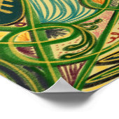 Deco Cicada Poster (Hoek)