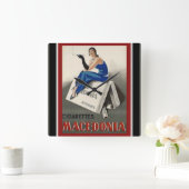 Deco Cigarette Ad Vierkante Klok (Huis)