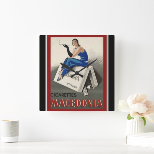  Deco Cigarette Ad Vierkante Klok (Huis)