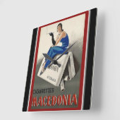 Deco Cigarette Ad Vierkante Klok (Hoek)