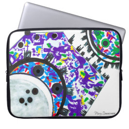 "Deco Cogs" 13-inch laptophoes Laptop Sleeve