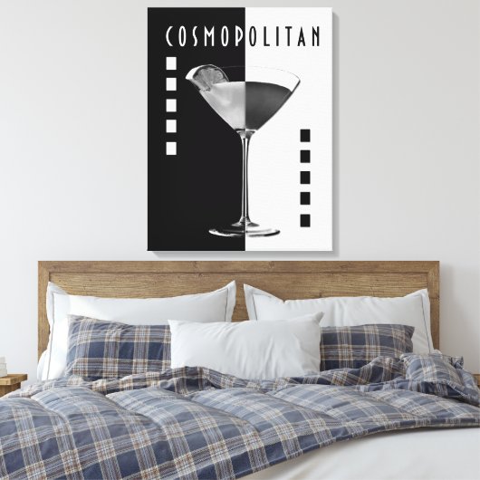Deco Cosmo Canvas Afdruk (Insitu (Slaapkamer))