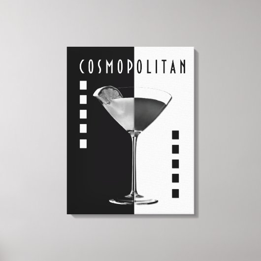 Deco Cosmo Canvas Afdruk (Voorkant)