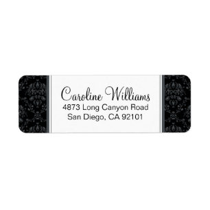 Deco Damask Etiket