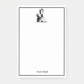 deco-dame met parels wit post-it® notes (Voorkant)