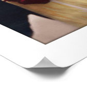 deco dame plezier, flirt, kleurrijk poster (Hoek)