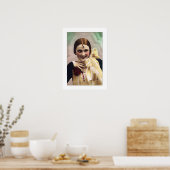 deco dame plezier, flirt, kleurrijk poster (Keuken)