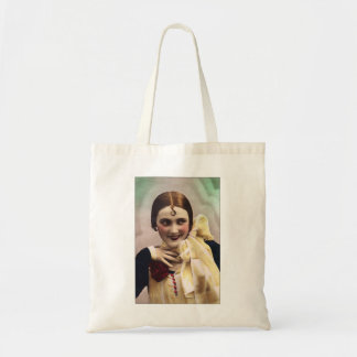deco dame plezier, flirt, kleurrijk tote bag