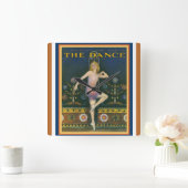 Deco Dance Magazine Wall Clock uit 1920 Vierkante Klok (Huis)