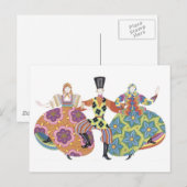Deco Dancers Briefkaart (Voorkant / Achterkant)
