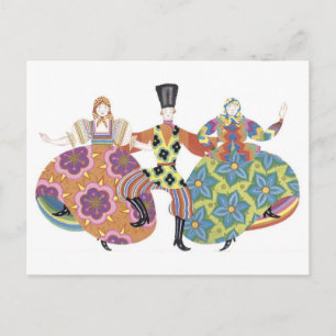 Deco Dancers Briefkaart