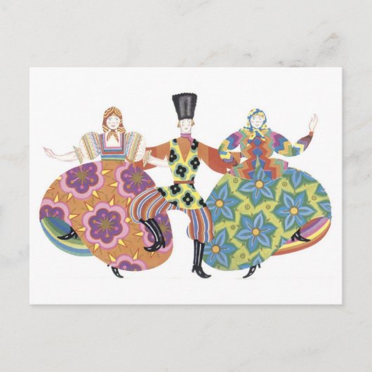 Deco Dancers Briefkaart (Voorkant)