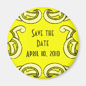 Deco De datum opslaan Magneet (Voorkant)