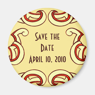 Deco De datum opslaan Magneet