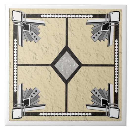 deco-diamanttegel tegeltje (Voorkant)