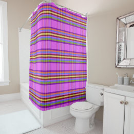 Deco Diamond Plaid DD Douchegordijn