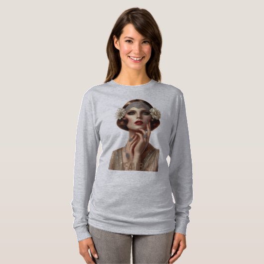 DECO DIVA SHIRT (GRIJS) (Voorkant volledig)